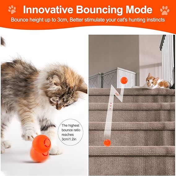 Small Bouncing Ball for Pets Gadget