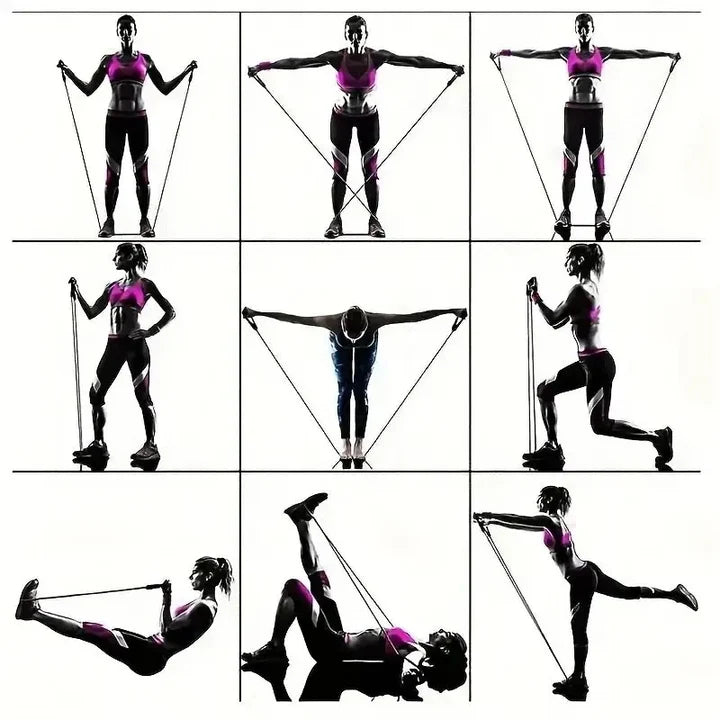 11Pcs Resistance Bands Set