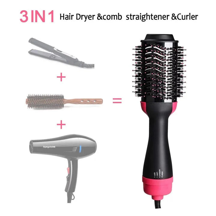 Volumizer Hair Dryer and Hot Air Brush | 3-in-1