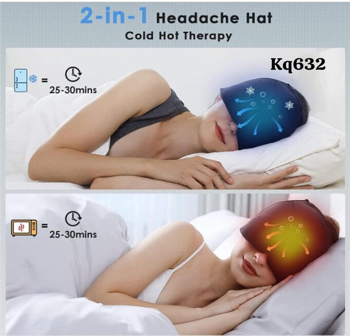 2 in 1 headache hat