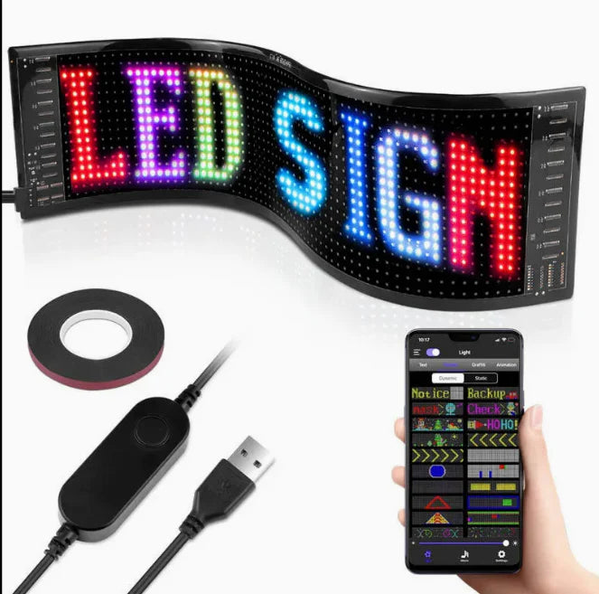 LED Matrix Panel Car Sign