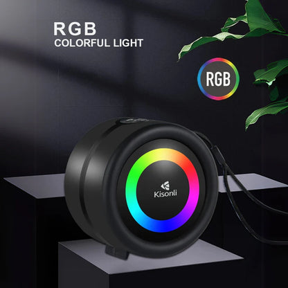 Speaker Kisonli S16, Bluetooth, Black