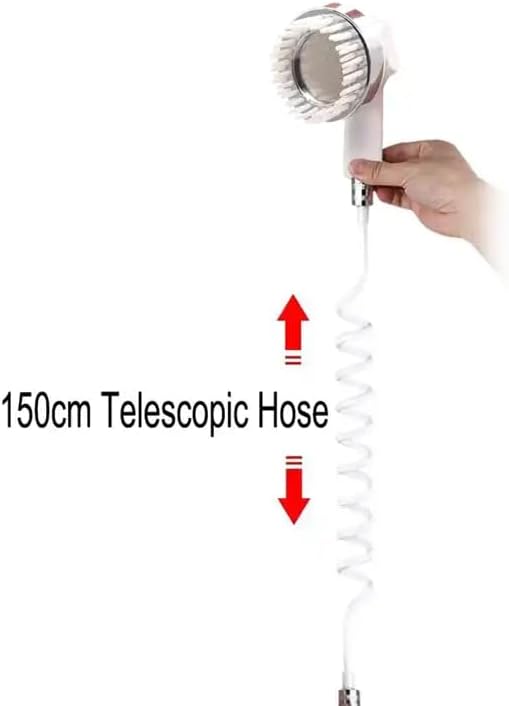 Hand shower sink hose sprayer with massage brush