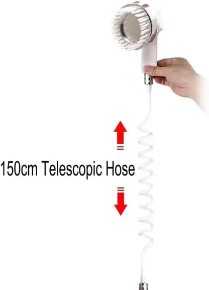 Hand shower sink hose sprayer with massage brush