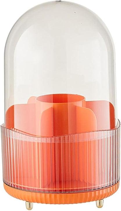 Make up brush storage bin