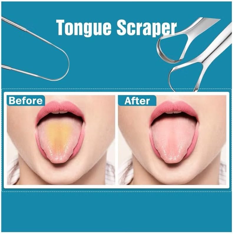Tongue Scrapers Set (3 Pcs)