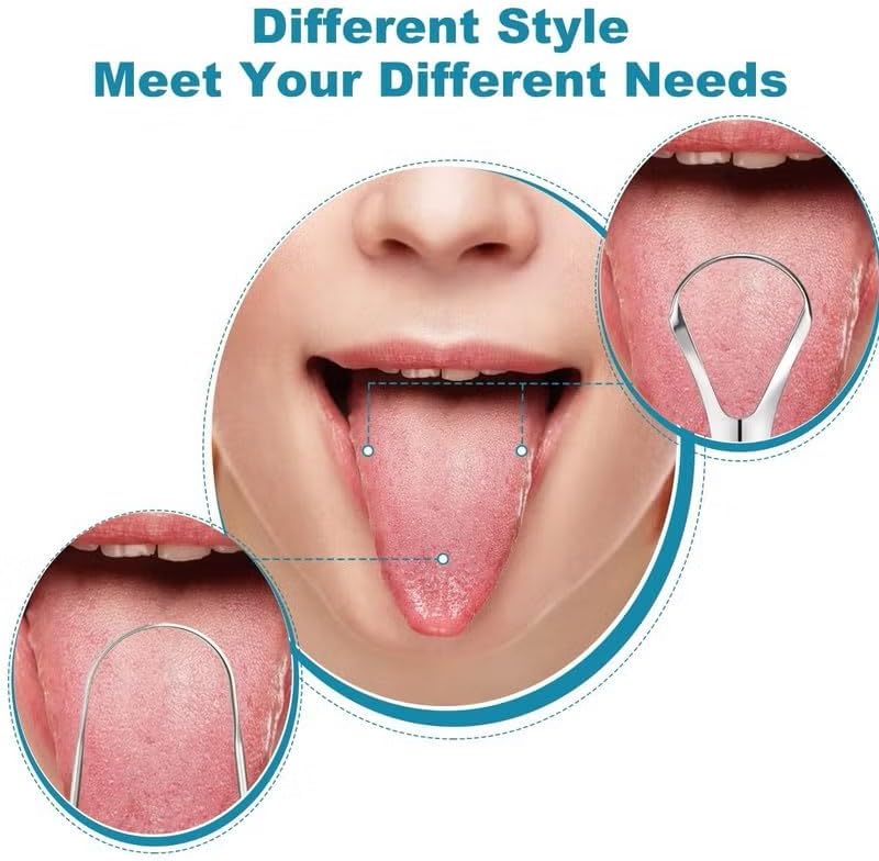 Tongue Scrapers Set (3 Pcs)