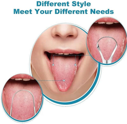 Tongue Scrapers Set (3 Pcs)