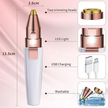 2 in 1 eyebrow trimmer