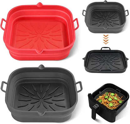 Foldable silicon pots (square)