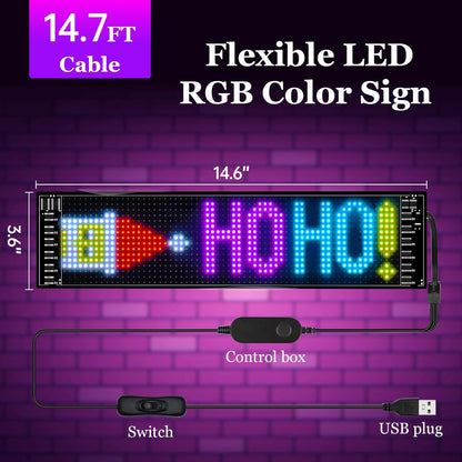 LED Matrix Panel Car Sign