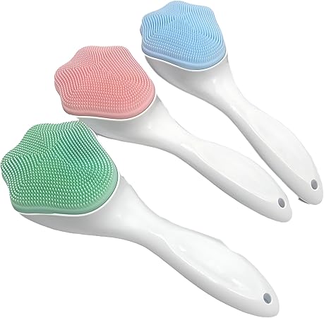 Silicone Face Scrubber – Exfoliating Facial Cleansing Brush for Pores & Blackhead Removal
