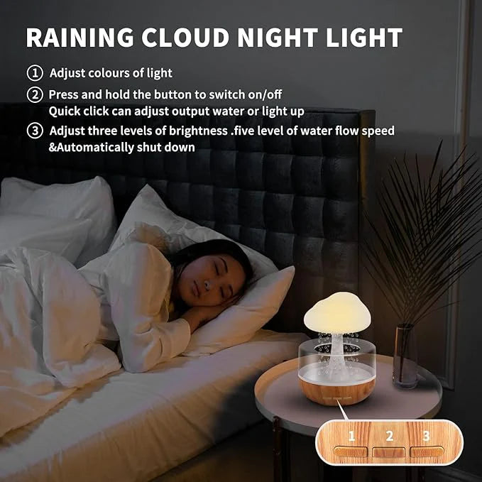 RGB Raining Humidifier Rain Cloud