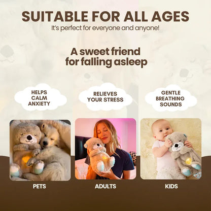 Cuddle breathing teddy bear