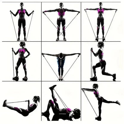 11Pcs Resistance Bands Set